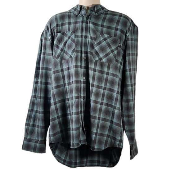 Vans flannel long sleeve shirt size XXL new - Picture 1 of 12